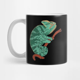 Chameleon On Branch Lizard Lizards Chameleons 2 Mug